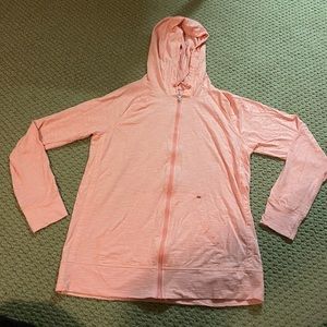 Pink coral light weight champion jacket